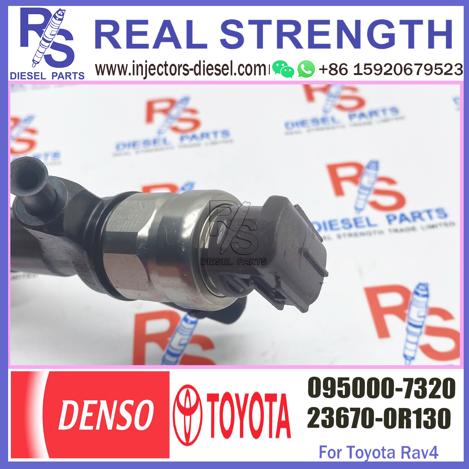 Diesel Fuel Injector 095000-7690 095000-7680 095000-7320 095000-7330 095000-6680 095000-6970 For TOYOTA 1AD-FTV 2AD-FTV