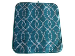 Wholesale Best Foamed Dish Dry Mats Printed Polyester Reversible Dry Mat from china suppliers