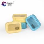 Plastic lunch box air tight seal crisper food storage containers kitchenware