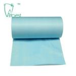 Waterproof Blue Disposable Dental Bibs In Rolling Type