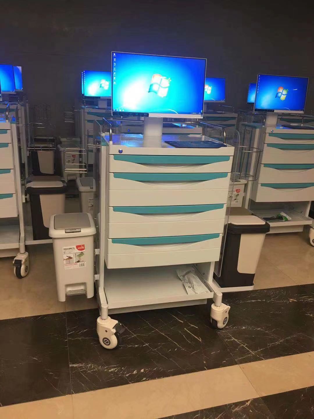 Medication Trolley Hospital Medical Emergency Trolley Crash Cart