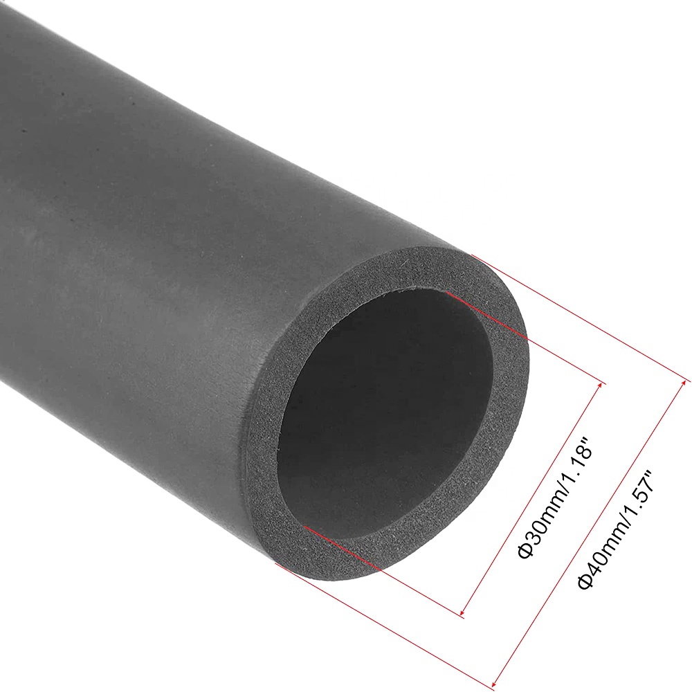 Rubber Pipe Insulation Lagging Foam 2M Self Sealing 15mm 22mm 35mm 42mm Customized