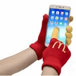 Comfortable Warm Touch Screen Gloves / Touch Sensitive Gloves Soft Feeling