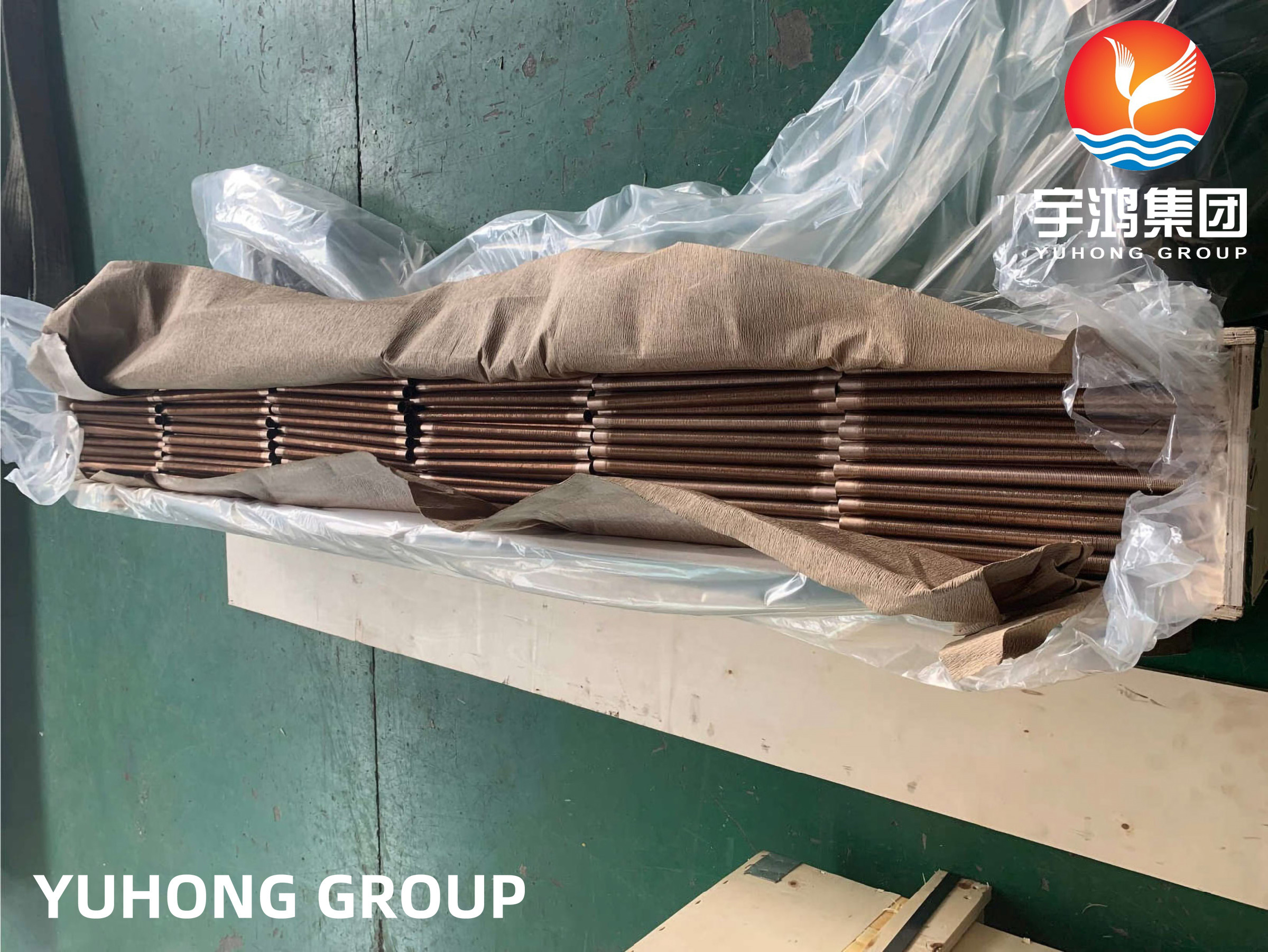 Low Fin Tube , ASTM B111 C12200 , Copper Alloy Fin Tube