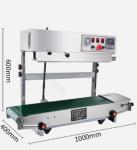 Stainless Steel Vertical Sealing Machine , Solid Ink Plastic Bag Band Sealer