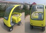 2 Seats Sightseeing Electric City Car , 1350*1155*1680 Mm Electric Sightseeing