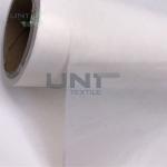 PES Coating Fusible Interlining 0.05MM Double Side Adhesive Clear Color