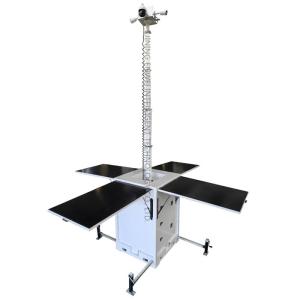 Wholesale Mobile security camera tower solar cctv tower for outdoor activities camping from china suppliers