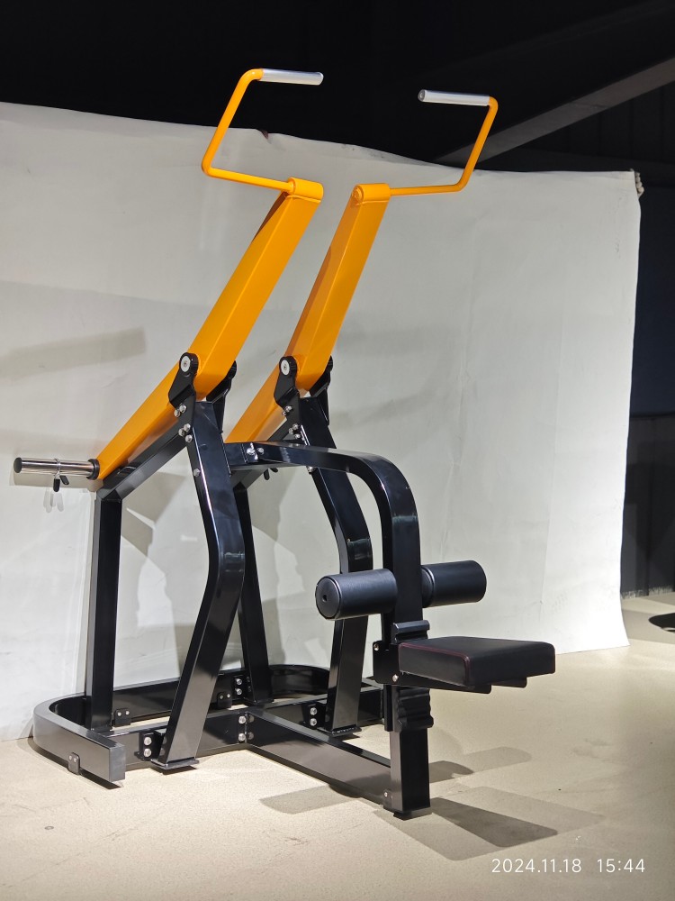 Commercial Indoor Gym Fitness & Body Building Machine Plate Loaded Lat Pull Down &Vertical Traction Front Pulldown