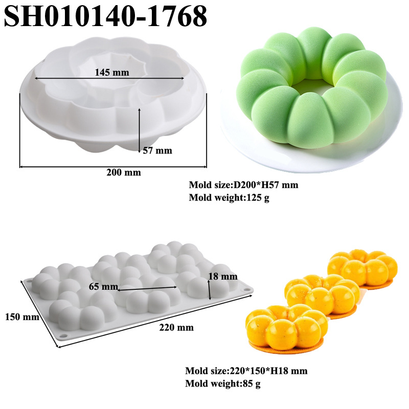 Silicone Bundt Cake Mold - Silicone Bakeware Sets - Nonstick Silicone Bakeware - Silicone Baking Molds