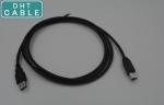 Robust Industrial Camera USB Cable , Black / Purple USB 3.0 A To B Camera Data