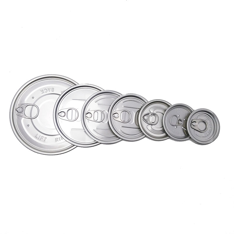 Internatonal Standard Size #209 #211 #300 #307 #401 #502 Aluminum Peel Off Total Open Easy Open Lids For Paper Tube Plastic Can