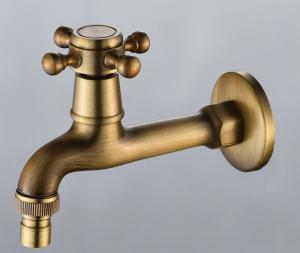 Wholesale Antique Brass Bibcock 4 6 Point CE Outdoor Water Tap And Sprayer from china suppliers