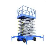 500KG Mobile Platform Lift 9m Scissor Lift For Outdoor Building Aerial Work