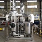 5.6kw Continuous Flow Horizontal Film Evaporator