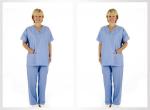 Breathable Disposable Medical Gowns SMS PP Short Sleeve Garments Comfortable