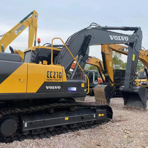 Used excavator Volvo EC210 digger used machinery 21 tons volvo excavator used