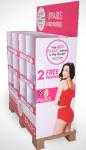 Supermarket clothes T paper display stand, underwear underwear paper shelf,