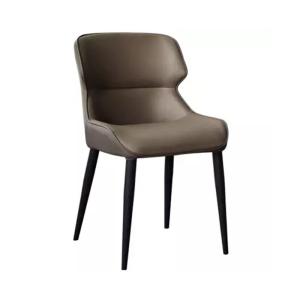 Wholesale Delicate Stitching Retro Style Metal Legs Dining Chairs Scratching Proof from china suppliers