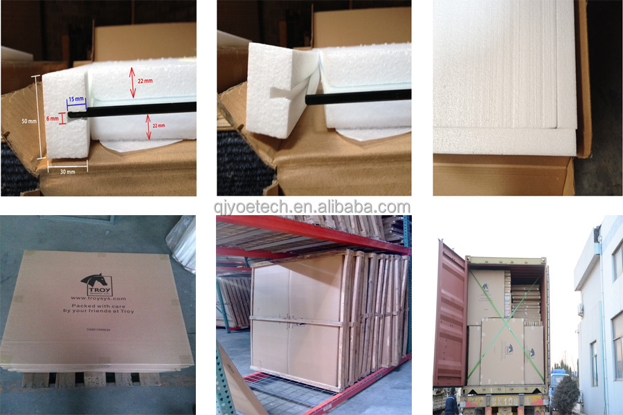 Energy Saving Hollow Structure Triple Glazing Toughened Shaped Glass for Curtain Wall