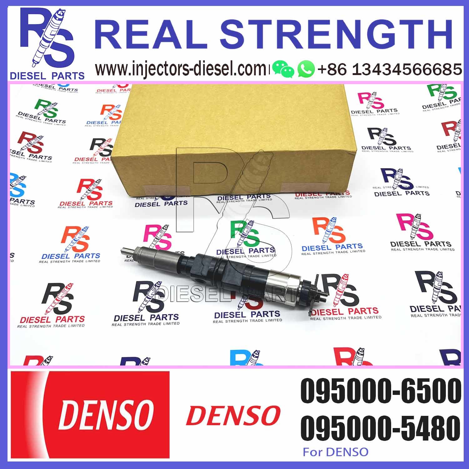 Common Rail Diesel Fuel Injector DZ100216 RE5291117 0950006500 095000-6500