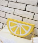Cute cartoon fruit watermelon fresh lemon package 2016 new chain shoulder bag