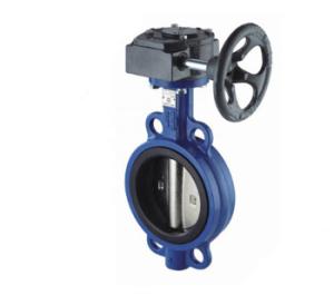 Wholesale 6 Inch Epoxy Gear Operator ISO 5211 Wafer Butterfly Valve from china suppliers