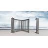 Buy cheap Villa Entrance Aluminum Bi Folding Gates , Trackless Automatic Bi Fold Gates from wholesalers