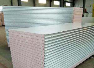 Wholesale Fireproof EPS Aluminum Sandwich Panel Soundproof Wall 1000mm 0.3-0.6mm Steel Sheet from china suppliers