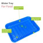 Disposable PET Fresh Food Tray Customizable For Flesh Meat And Vegetable