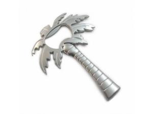 Wholesale 2D Coconut Tree Shape Beer Bottle Opener, die casting metal alloy made coconut tree shape beer bottle opener, nickle pla from china suppliers