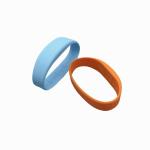 Flexible 13.56 Mhz RFID Wristband Programmable RFID Bracelet Weatherproof