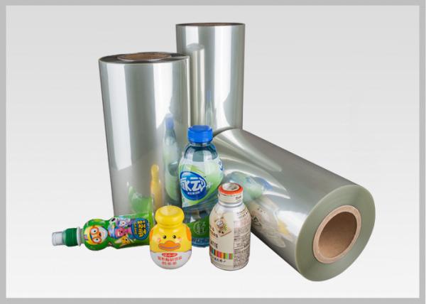 45 Micron PETG Shrink Film Heat Shrinkable Film For Bottle Label , Shrink