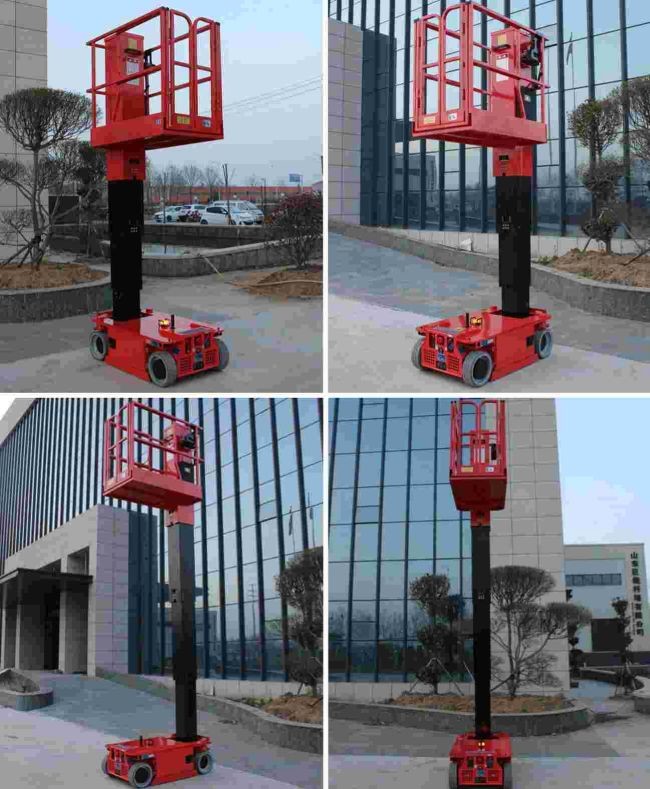 European Type Battery drive 6m 8m Manlift Platform for aerial maintenance Works