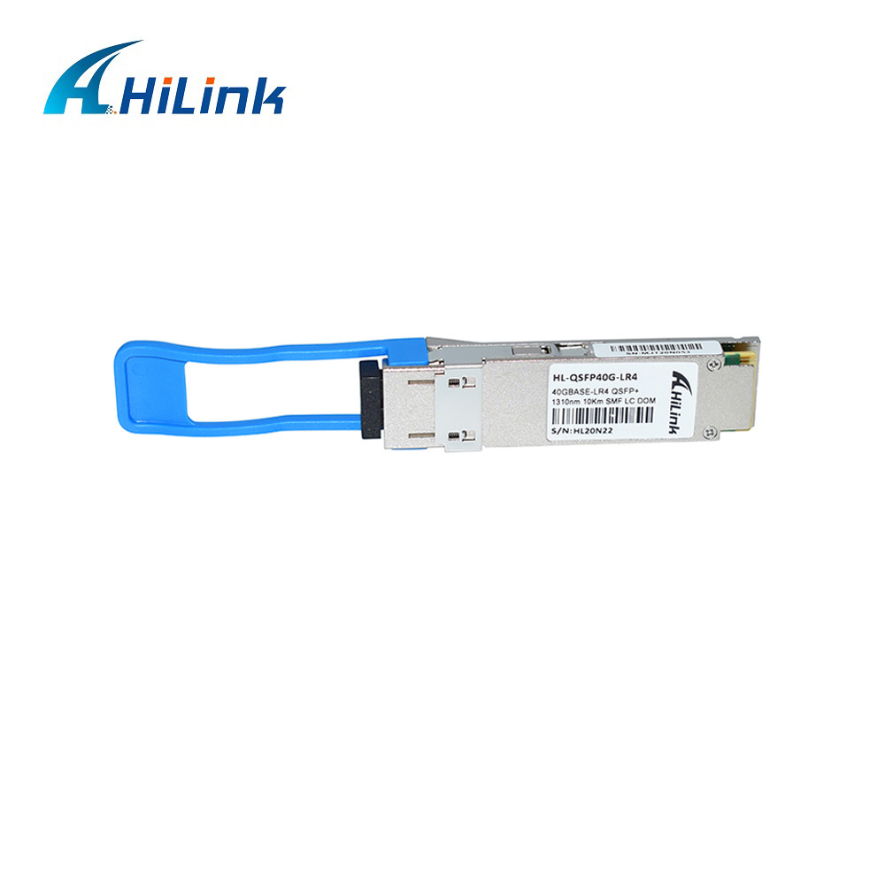10KM SM Dual LC Fiber Optic Equipment QSFP+ 40G LR4 1331nm