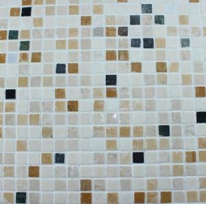 Wholesale Washroom Bathroom Backsplash Tile Square Pattern Marble Stone Mosaics from china suppliers