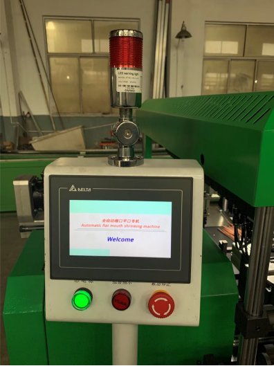 One Station Tube Shrinking Machine Easy Operation Auto Water / Fan Cooling