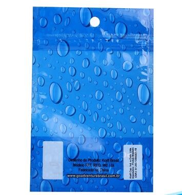 Custom Printing makeup brushes pacakaging pouches mylar zip lock cosmetic bags