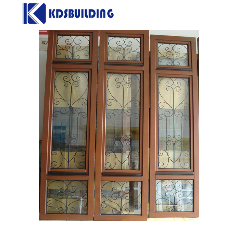 KDSBuilding New Design Double Glazed Moulding Solid Series Wooden Casement Window Wooden Frame Timber Casement Windows