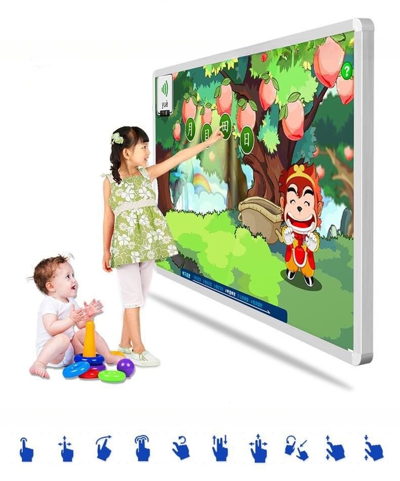 86" inch LCD LED touch Monitor smart board interactive whiteboard touchscreen advertising signage support HDM1 DP VGA input