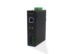 unmanaged industrial media converter 10/100M 1fiber+1RJ45 with DIN rail for