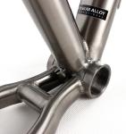 Road Bicycle Titanium Bike Components Extremely Light OEM Natural Gross Color