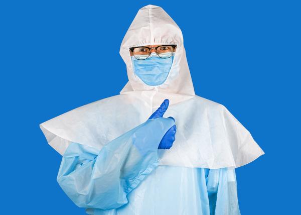 Face Protective Disposable Surgical Hood , Disposable Non Woven Medical