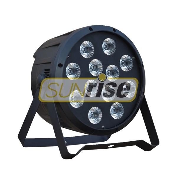 Slim LED Par Light Decoration Lighting 12x10W RGBW 4in1 , Cast Aluminum Shell