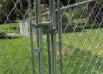 Powder Coated Angle Post Chain Link Fence Waterproof