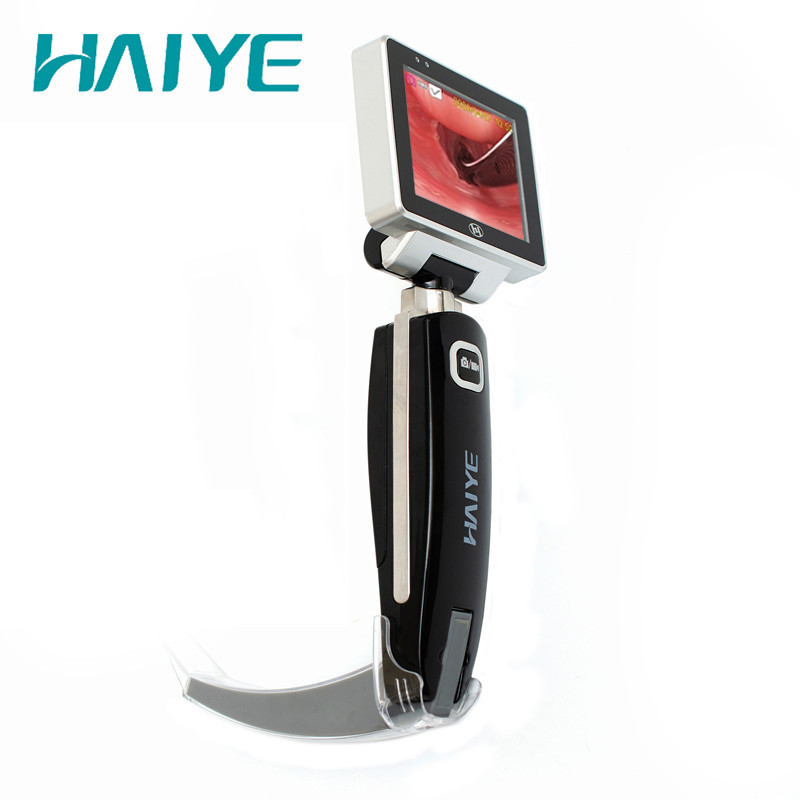 8GB 3 Inch Screen Reusable Medical Video Laryngoscope Difficult Airway Intubation