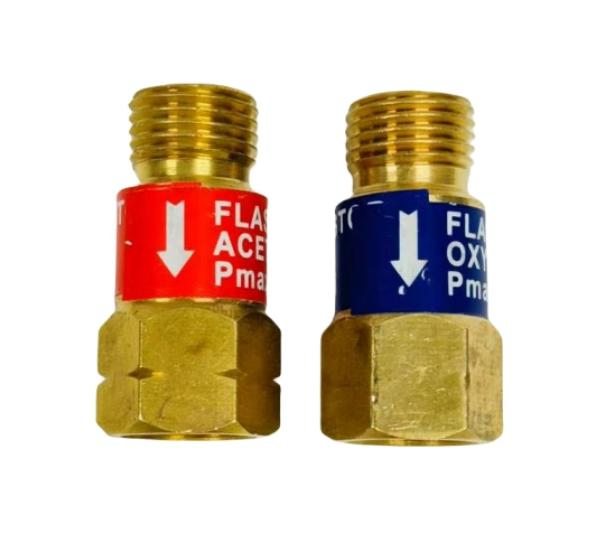 Versatile Oxygen and Acetylene Flashback Arrestor for Various Welding Applications