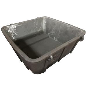 Wholesale Heat Resistant Pot For Aluminum Dross Recovery Machine Aluminum Ash Pan from china suppliers