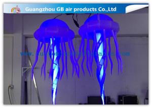 Wholesale Attactive Inflatable Lighting Decoration / Blue Light Up Jellyfish from china suppliers
