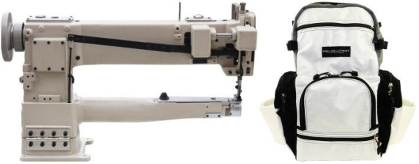 Long Arm Cylinder Bed Compound Feed Walking Foot Heavy Duty Leather Sewing Machine